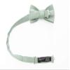Spring Notion Boys' Linen Blend Bow Tie, Sage Small view 2