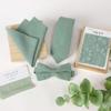 Spring Notion Boys' Linen Blend Bow Tie, Sage Small view 4