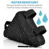 BOBILIFE Bike Triangle Frame Bag - Bicycle Cycling Handlebar Front Pouch Saddle Storage Bag for Road and Mountain Bikes (Black) view 4