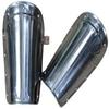 Armor Ready for Battle Steel Arm Bracers One Size Fit All - Silver Armour view 1