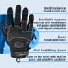 Seibertron Full Finger Padded Palm Lightweight Breathable Climbing Rope Gloves for Climbers, Rock Climbing, Rescue, Adventure, Sailing, Kayaking, Outdoor Sports Black L view 3