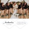 Aukmla Faux Fur Shawl Wedding Fur Wraps and Shawls Bridal Fur Stole Winter Cape Shrug for Brides and Bridesmaids (White+champagne) view 3