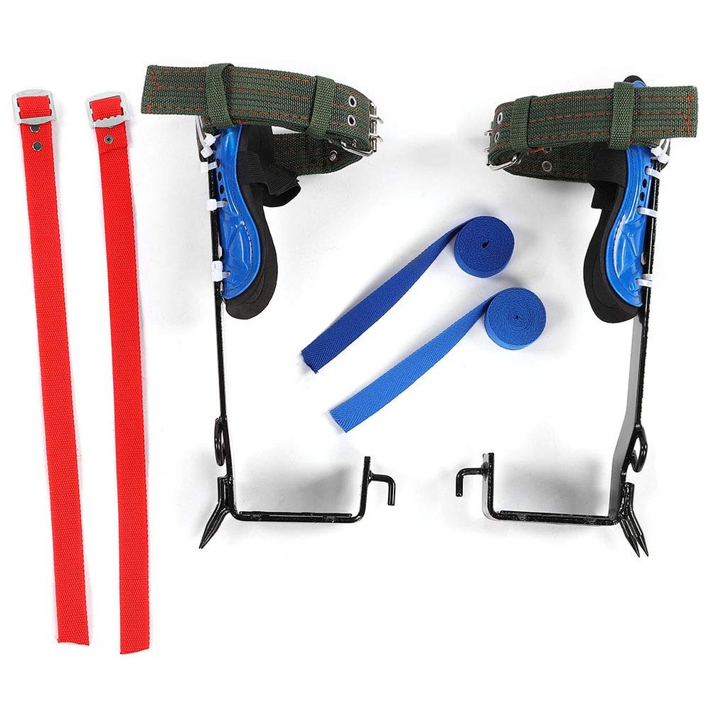Tree Climbing Gear, Tree Climbing Spikes 304 Stainless Steel Claw Climbing Tree Spikes Outdoor Sports Tree Climbing Tool, Tree Climbing Shoes Spike (2 Gears)
