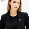 ETHOON Initial Letter Brooch Pin Small Lapel Pin Tie Tack Name Personalized Gifts for Women Men Gold R view 3