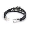 Wedarego Fiji Flag Braided Bracelet Leather Chain Crystal Wristband Souvenir,Fashion Handmade Bracelet For Man & Woman Special Day's Gift view 3