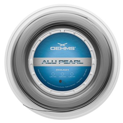 OEHMS Alu Pearl Rough | Grooved Co-Polyester Tennis String | Spin & Control |  1.25 mm (16Lg) | 200 m Reel (660 ft)