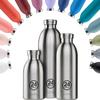 24Bottles Clima Bottles - Insulated Water Bottle 11oz/17oz/29oz, Water Bottles with 100% Leak Proof Lid (12 Hours Hot and 24 Hours Cold Beverages), Made of Stainless Steel, Italian Design view 1