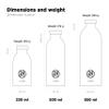 24Bottles Clima Bottles - Insulated Water Bottle 11oz/17oz/29oz, Water Bottles with 100% Leak Proof Lid (12 Hours Hot and 24 Hours Cold Beverages), Made of Stainless Steel, Italian Design view 4
