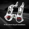 ZJchao Brake Lever, 1Pair 24mm Aluminum Alloy Handlebars Handle Mountain Cycling Accessory Great for Single Speeds Fixed Gear Use(#2) view 4