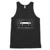 JG Infinite Arctic White 2020 'Vette C8 Stingray Classic Tank top (Unisex) view 1