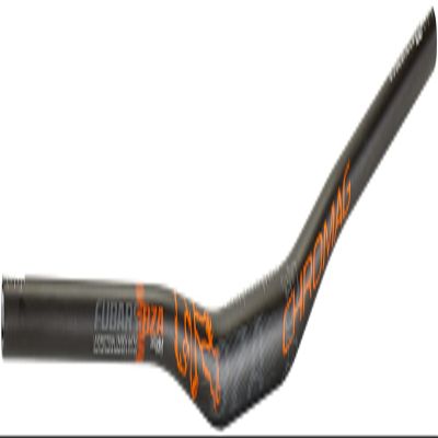 Chromag BZA Unisex Adult Mountain Bike/Mountain Bike/Cycle/VAE/E-Bike Hanger, Black/Orange, 35 mm, Carbon 25 mm, 800 mm Rise