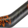 Chromag BZA Unisex Adult Mountain Bike/Mountain Bike/Cycle/VAE/E-Bike Hanger, Black/Orange, 35 mm, Carbon 25 mm, 800 mm Rise view 3