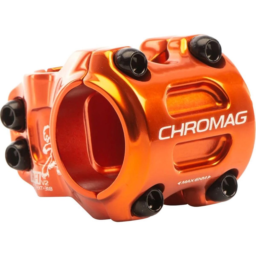 CHROMAG HiFi V2 Stem MTB/MTB Direct Mount Dia. 31.8 mm Adult Unisex, Nano Orange, 40 mm