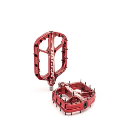 CHROMAG Dagga Unisex Adult Mountain Bike/MTB/Cycle/VAE/E-Bike Pedals, Red, 120 x 115 mm