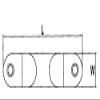 MarineNow Marine 316 Stainless Steel Straight Bow Chock for Boats Choose 1, 2, 4, or 6 Packs (6" - 150 mm, 04-Pack) view 3