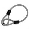 Wideskall 27" inch 15mm Super Duty Vinyl Coated Double Looped Braided Steel Cable (Clear) view 1