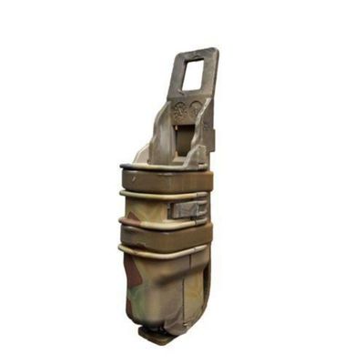DLP Tactical Rigid Universal Pistol Magazine Pouch HLD Camo Fits Glock 1911 Beretta S&W and More Polymer Mag Holder with Positive Retention MOLLE or Belt Mount Stackable Tactical Gear