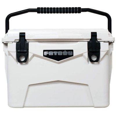 Fatboy 20 Quart Roto Molded Hard Sided Cooler (White)