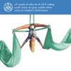 Aum Active Aerial Silks Starter Kit - Durable 9 Yards of Aerial Yoga Hammock with Hardware & Guide - Aerial Swing for Acrobatic Flying Yoga & All Levels (Aerial Rigging Point Up to 13ft) view 3
