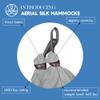Aerial Silk Yoga Hammock & Swing for Home, Inversion Exercises, Starter Kit for All Levels - Durable with Extension Straps, Carabiners, and Pose Guide view 2