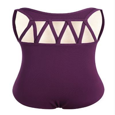 DANSHOW Tank Dance Leotards for Girls,Back M Straps(6001-L-09B)