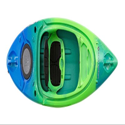 Perception Flash 9.5 | Sit Inside Kayak for Fishing and Fun | Two Rod Holders | Multi-Function Dash | 9' 6" | Earth (9331900190)