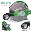 Sougayilang Conventional Reel, Round Baitcasting Fishing Reel for Catfish, Salmon/Steelhead, Striper Bass and Inshore Saltwater Fishing Reel, Reinforced Metal Body view 2