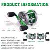 Sougayilang Conventional Reel, Round Baitcasting Fishing Reel for Catfish, Salmon/Steelhead, Striper Bass and Inshore Saltwater Fishing Reel, Reinforced Metal Body view 3