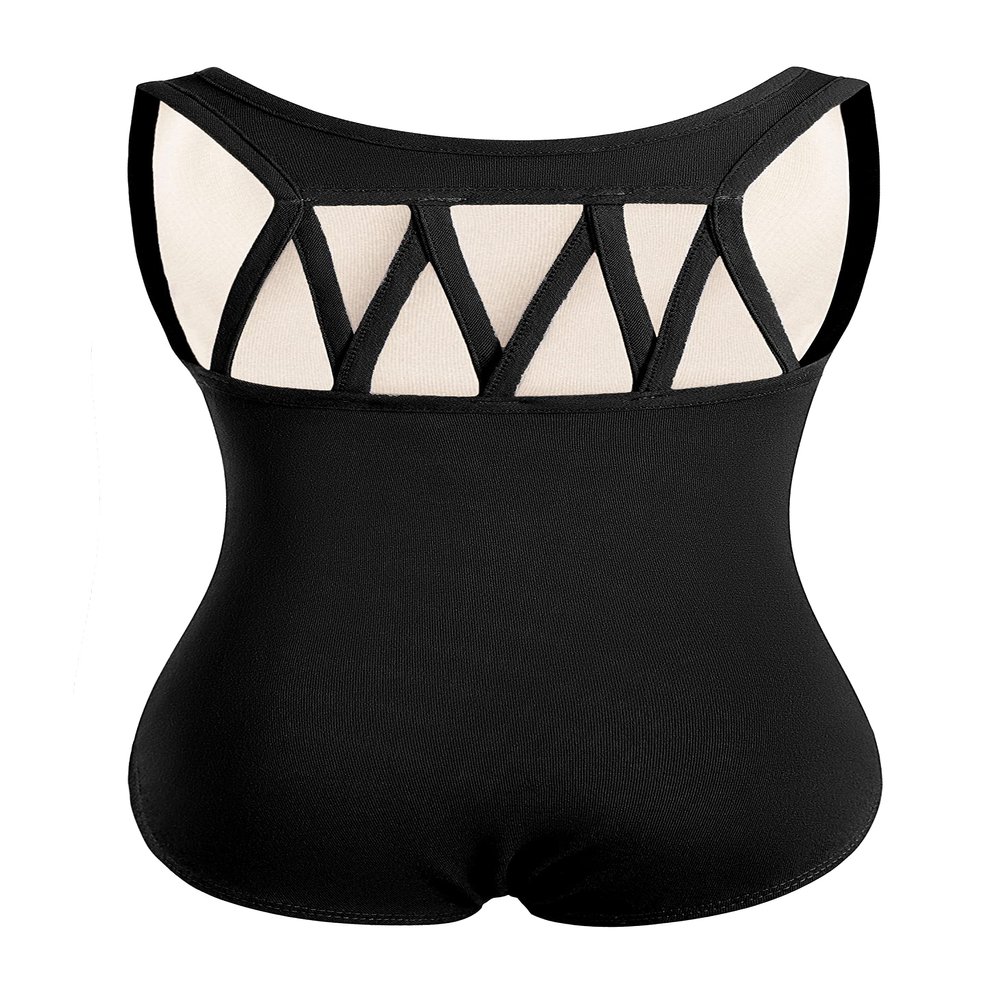DANSHOW Tank Dance Leotards for Girls,Back M Straps(6001-XXL-06)