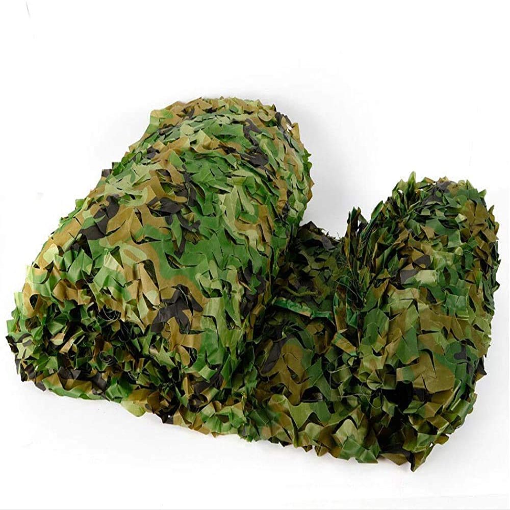 DONSU Camo Netting, Camouflage Net Hide Hunting Military Woodland Camping Kids play Decoration Army Car Camo Hide Netting Cover Camping 8mx8m