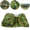 DONSU Camo Netting, Camouflage Net Hide Hunting Military Woodland Camping Kids play Decoration Army Car Camo Hide Netting Cover Camping 8mx8m view 2
