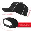 BBTO Referee Costume Accessories Referee Hat and Whistle Penalty Flag Hats for Men Women Football(1 Sets) Black view 2