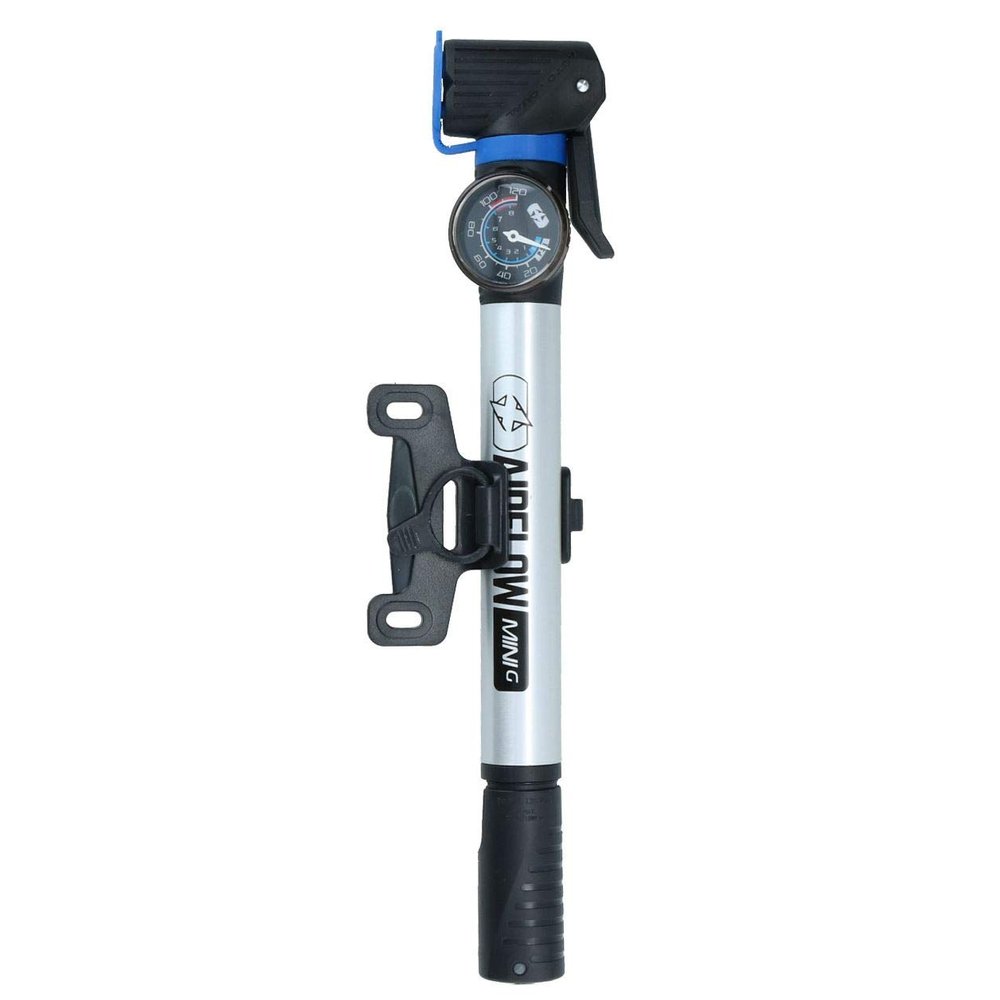 AB Tools Hand Wheel Tyre Air Pump with Gauge Mount for Schrader & Presta Valves 120 PSI