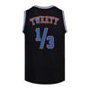 CNALLAR Youth Basketball Jersey 1/3 Tweety Space Movie Jersey 90S Kids Sport Shirt S-XL Black (Black, Youth Small) view 1