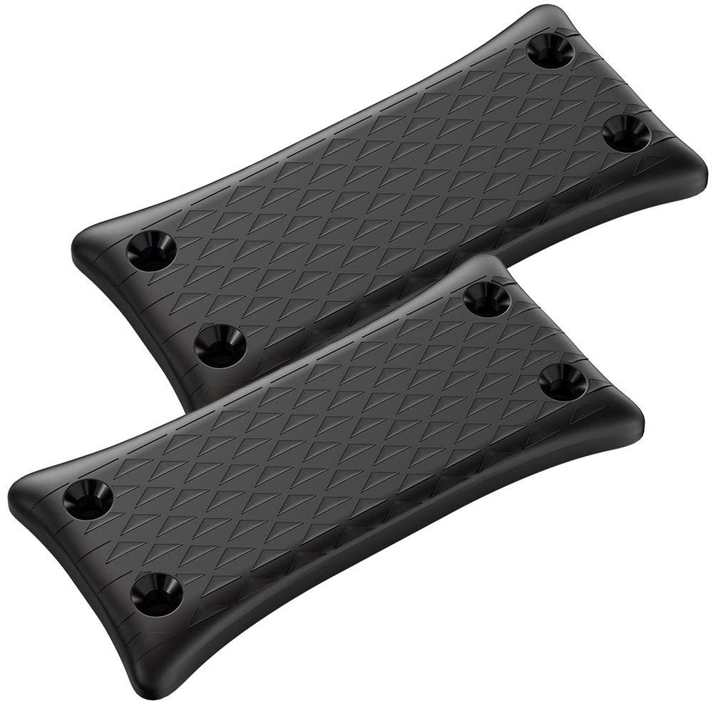 2-Pack Gun Magnet Mount, 50 Lbs Rating,Rubber Coated Gun Holder for Pistol, Handgun, Shotgun, Rifles, Revolvers, Safe, Hunting, Firearm Accessories, Using in Car, Truck, Wall, Desk, Vehicle and Home