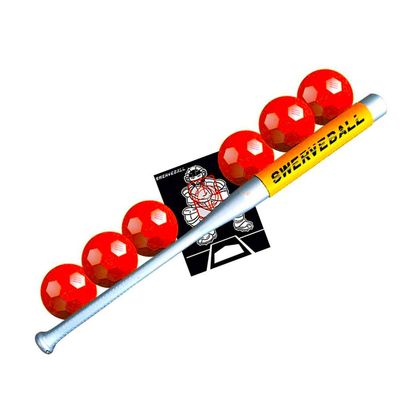 Plastic Baseball Combo Starter Set Including 6, Strike Zone, Sweet Spot Bat Sleeve, and Pitching Guide (Limited Edition)