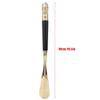 HEEPDD Wooden Metal Shoe Horn, Metal Exquisite Lion Head Shoes Horn Wooden Long Handle Handled Shoe Lifter Shoe Spoon Tool Comfortable Grip(Black 49CM) Boot Jacks view 4
