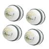 CW Special Test White New Leather Cricket Ball 4 Piece Hard Standard Weight & Size for Men view 1