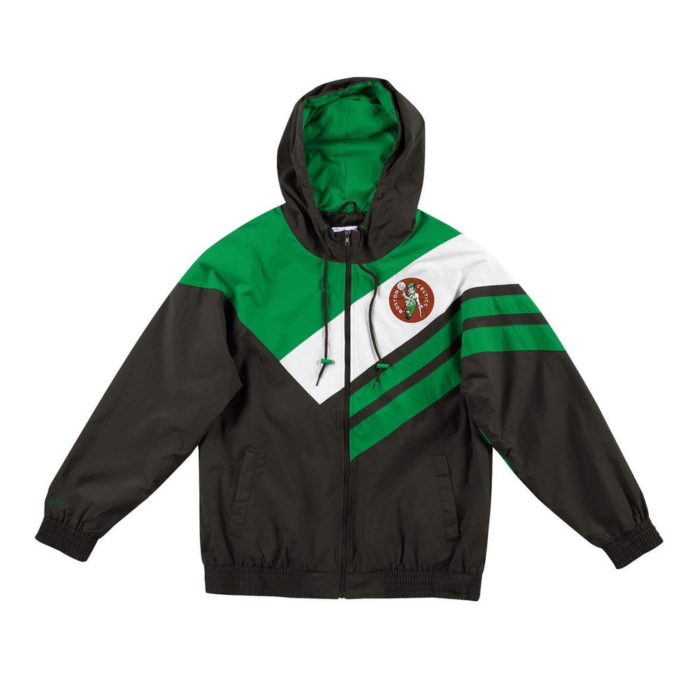 Mitchell & Ness Asymmetrical Blocked Jacket Boston Celtics Medium