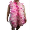 Flydreamfeathers 60 Gram, 2 yards Long Chandelle Feather Boa Great for Party, Wedding, Halloween Costume, Christmas Tree, Decoration(Baby Pink w/Candy Pink Tips view 2