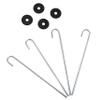 Trademark Innovations Portable Metal Disc Frisbee Golf Goal Set - 6 Discs (Blue) view 3
