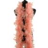 Flydreamfeathers 40 Gram 72" Long, Turkey Chandelle Feather Boa, Dancing Wedding Crafting Party Dress Up, Halloween Costume Decoration (Coral) view 3