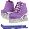Jackson Ultima Recreational Women's Figure Ice Skates Softec Diva DV3000 / Color: Purple, Adult Size: 7 Bundle with Free Guardog Skate Guards view 1
