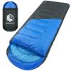 VENTURE 4TH 3-Season Backpacking Sleeping Bag, Camping Sleeping Bags for Adults & Kids - Lightweight, Comfortable, Water Resistant, Ideal for Hiking, Camping & Outdoor - Blue/Gray view 1