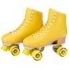 C SEVEN C7skates Cute Roller Skates for Girls and Adults (Lemonpop, Women's 5 / Youth 4)