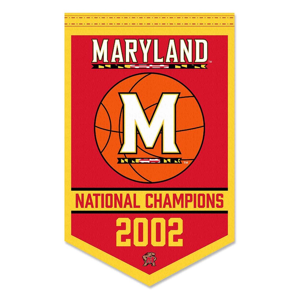 Maryland Terrapins Basketball National Champions Banner