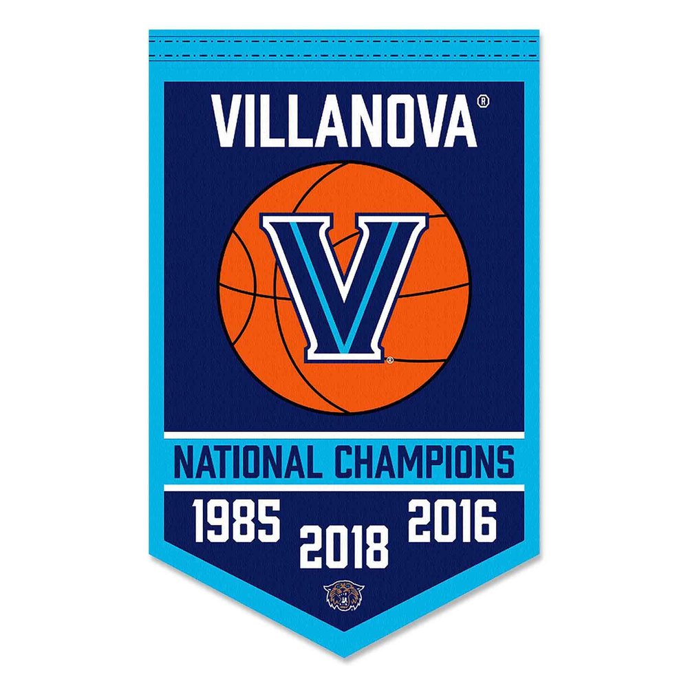 Villanova Wildcats Basketball National Champions Banner