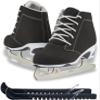 Jackson Ultima Recreational Women's Figure Ice Skates Softec Diva DV3000 / Color: Black, Adult Size: 7 Bundle with Free Guardog Skate Guards view 1
