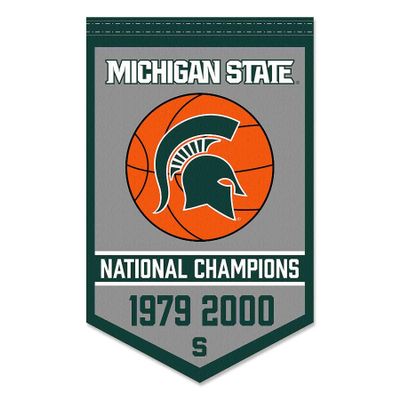 Michigan State Spartans Basketball National Champions Banner