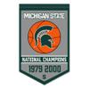 Michigan State Spartans Basketball National Champions Banner view 1